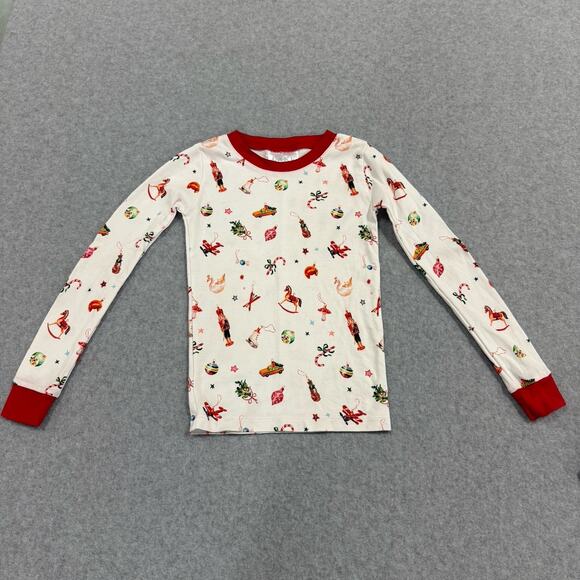 LAKE Kids Pima Cotton “Ornaments” Pajama Set Size 5 Christmas Holiday PJs - Picture 2 of 7